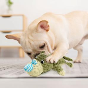 Plush Dinosaurs Interactive Stuffed Dogs Chew Toy 