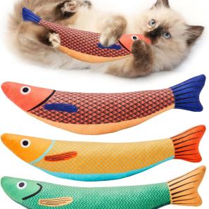 Potaroma Cat Toys Saury Fish